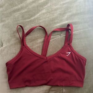 Gymshark Burgundy Sports Bra